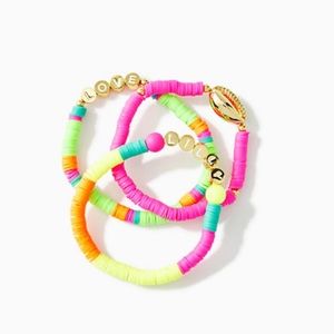 Lilly Pulitzer Beaded Bracelet Set GWP - NWT